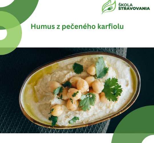 humus z pečeného karfiólu