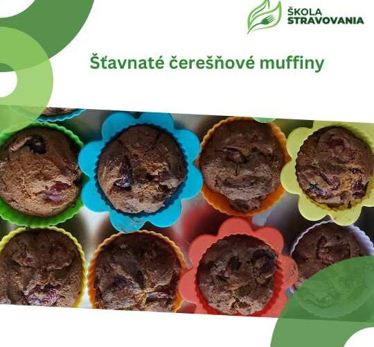 Šťavnaté čerešňové muffiny