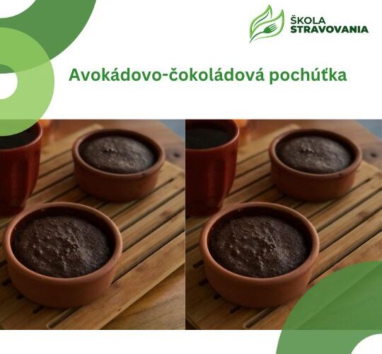 avokado-čokoládová pochúťka