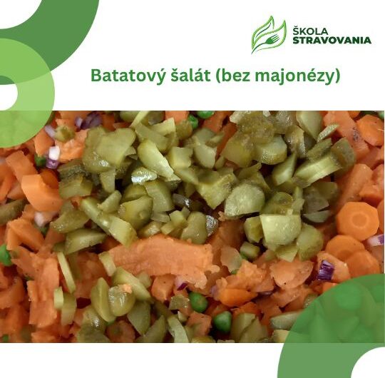 Svieži batatový šalát bez majonézy – zdravá pochúťka pre každého 🥗✨