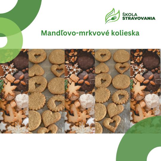 Mandľovo-mrkvové kolieska